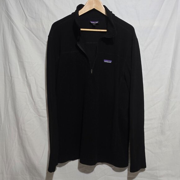 Patagonia #26176 Men's Micro D Fleece Pullover - Black - Sz XXL* - Picture 4 of 5